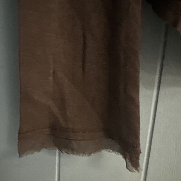 LINQ California Chocolate Brown Henley Women’s Size L Large MSRP‎ $68 NWT - Picture 5 of 6